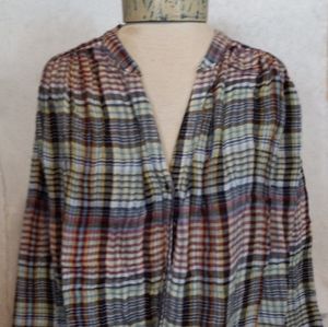 Free People Flannel Shirt size M